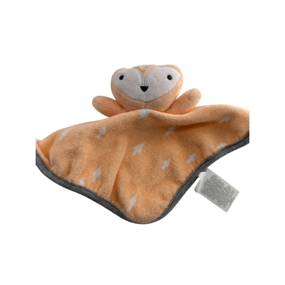 Cloud Island Infant Fox Security Blanket Lovey Plush Head Terry Wash Cloth Baby‎